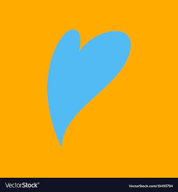 Heart icon flat love symbol valentines day sign vector image
