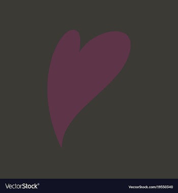 Heart icon flat love symbol valentines day sign vector image