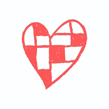 Heart icon psd checkered, pink… | Free stock illustration | High Resolution graphic