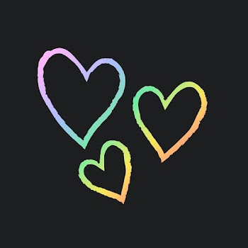 Heart icon psd, cute holographic rainbow… | Free stock illustration | High Resolution graphic