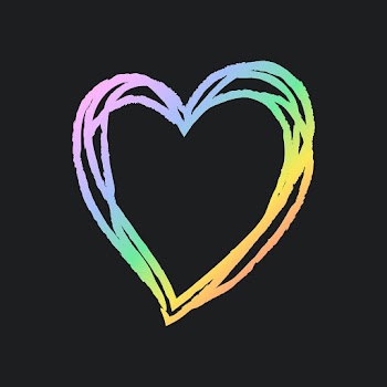 Heart icon psd, cute holographic rainbow… | Free stock illustration | High Resolution graphic