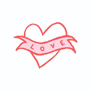 Heart icon psd love word, pink doodle… | Free stock illustration | High Resolution graphic