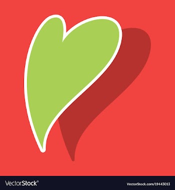 Heart icon sticker love symbol valentines day vector image