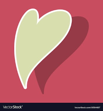 Heart icon sticker love symbol valentines day vector image