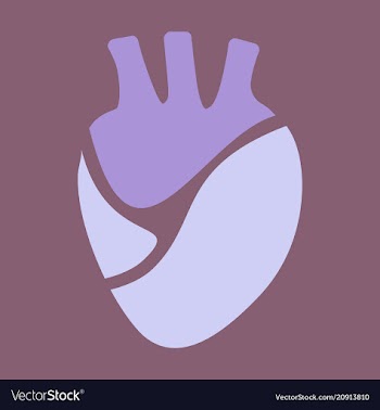 Heart icon world medecine in flatstyle vector image