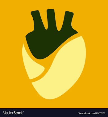 Heart icon world medecine in flatstyle vector image