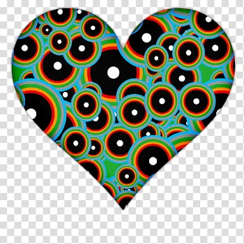 Heart Icons, green, red, and black heart transparent background PNG clipart