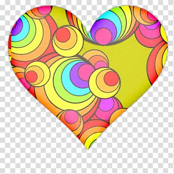 Heart Icons, heart yellow and pink illustration transparent background PNG clipart
