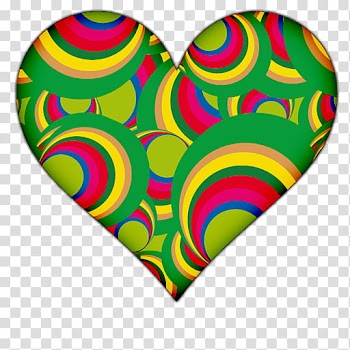 Heart Icons, multicolored heart art transparent background PNG clipart