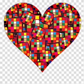 Heart Icons, multicolored heart illustration transparent background PNG clipart