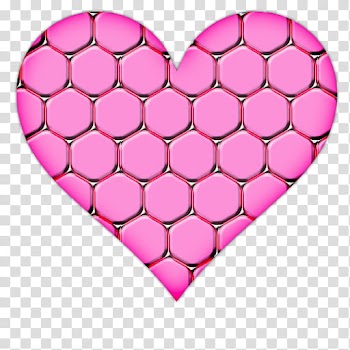 Heart Icons, pink and black heart illustration transparent background PNG clipart