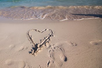 Heart In Vacation Sand