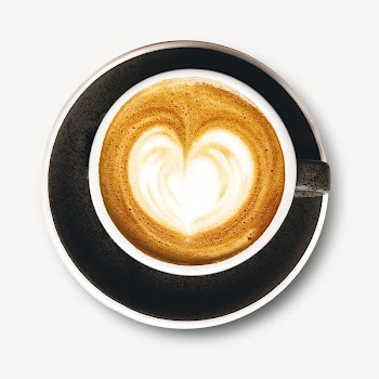 Heart latte art coffee,  | Free Photo - rawpixel