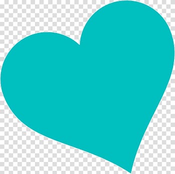 Heart , Light blue Light blue Heart , Heart Light transparent background PNG clipart