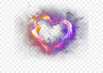 Heart Light Icon - Violet flame 