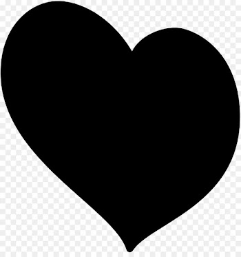 Heart Line Font M-095 Black M -  