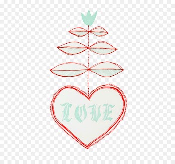 Heart Line Point Clip art Leaf - desk 