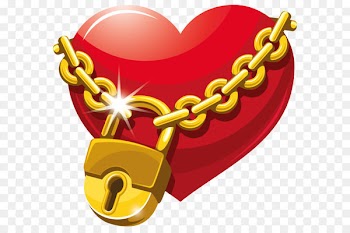 Heart Lock Symbol Clip art - Locked Heart PNG Clipart 