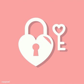 Heart lock Valentines day icon | Free stock vector - 425050