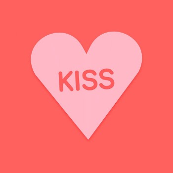 Heart love clip art, kiss, | Free Photo - rawpixel