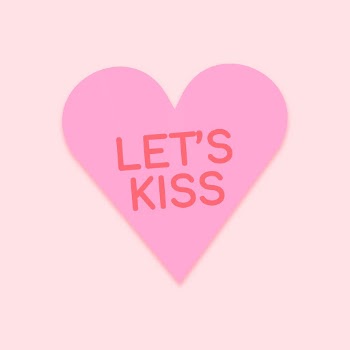 Heart love clip art, let's | Free Photo - rawpixel