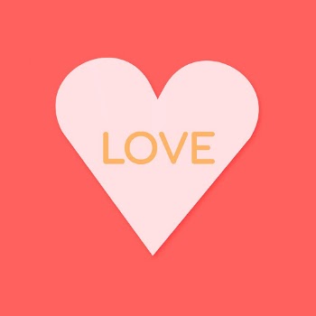 Heart love clip art, love | Free Photo - rawpixel