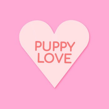 Heart love clip art, puppy | Free Photo - rawpixel