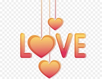 Heart Love Valentine's Day Romance Yellow - art elements 