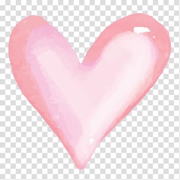Heart Love, water color transparent background PNG clipart