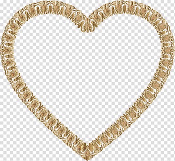 Heart Ornament Gold , gold heart transparent background PNG clipart