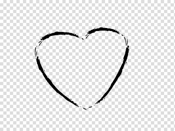 Heart Outline Sketch transparent PNG - StickPNG