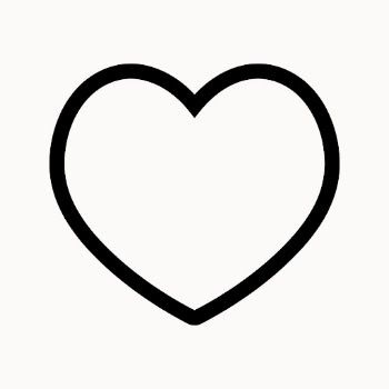 Heart outlined icon, for social | Free Vector - rawpixel