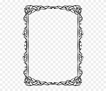 Heart Page Border Clipart - Bordes Marcos Png