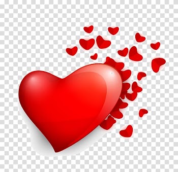 Heart Paper Valentines Day Red, Red heart-shaped transparent background PNG clipart