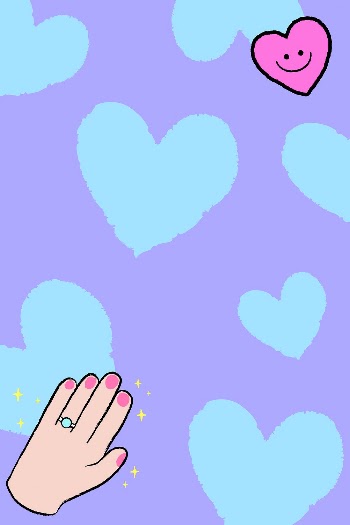Heart pattern background, blue border | Free Vector - rawpixel