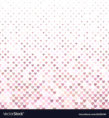Heart pattern background - love concept graphic vector image