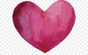 Heart Pen Paintbrush Drawing - Pink heart 