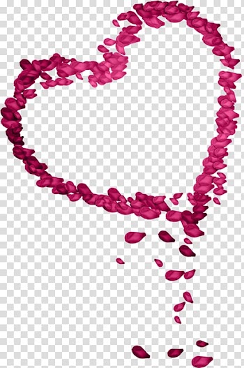 Heart Petal Portable Network Graphics, heart transparent background PNG clipart