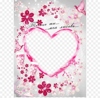 Heart Picture frame - Heart-shaped frame 