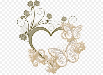 Heart Picture frame - Love Butterfly Frame 