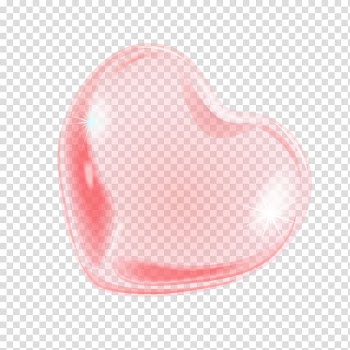 Heart, Pink love model transparent background PNG clipart