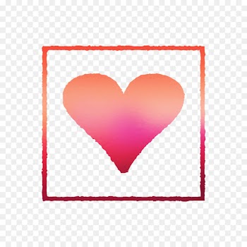Heart Pink M Line Font M-095 -  