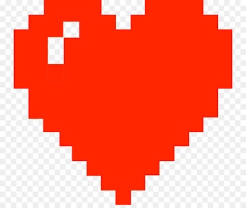 Heart Pixel art - warning function 