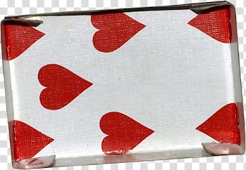 Heart playing card illustration transparent background PNG clipart