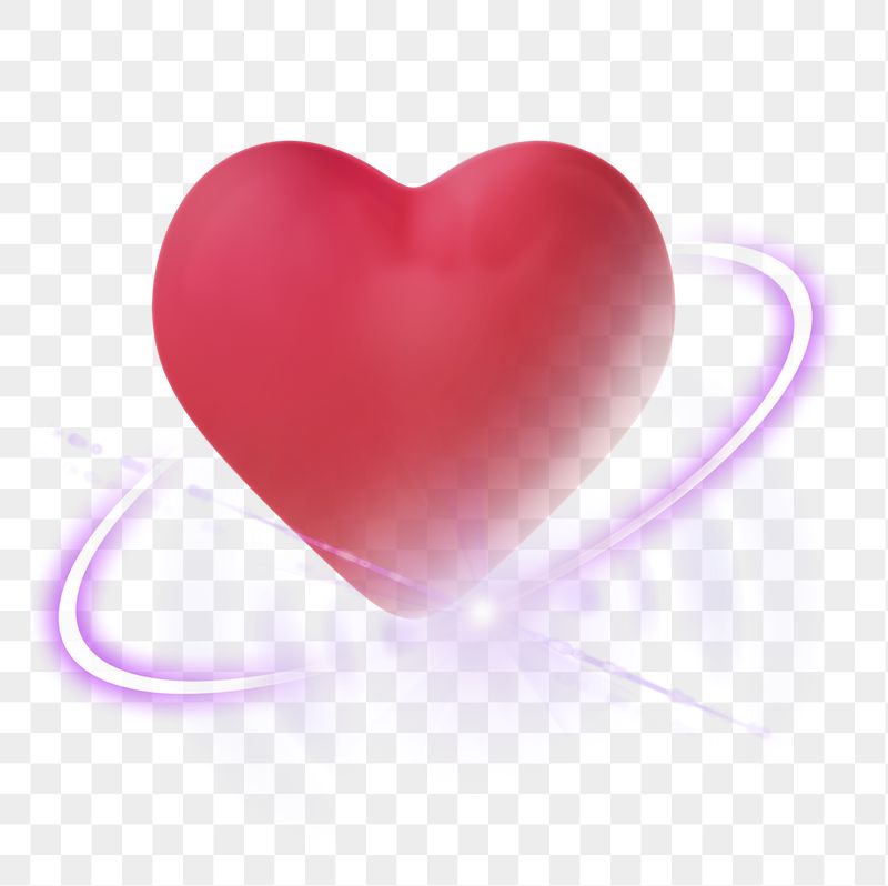 Heart png, 3D digital sticker, | Free PNG - rawpixel