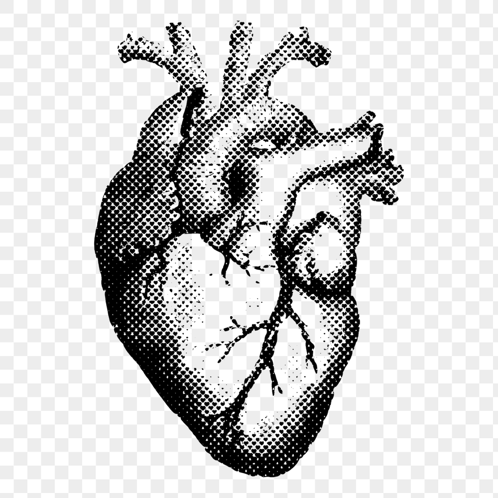 Heart png clip art, vintage | Free PNG - rawpixel