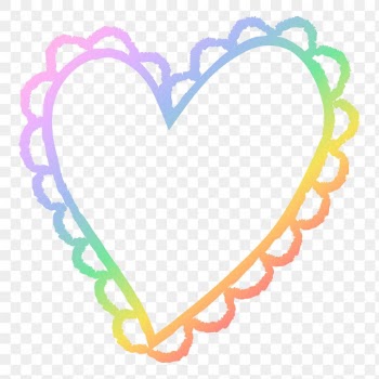 Heart png icon, holographic rainbow… | Free stock illustration | High Resolution graphic