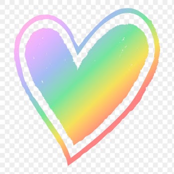 Heart png icon in rainbow, illustration in… | Free stock illustration | High Resolution graphic
