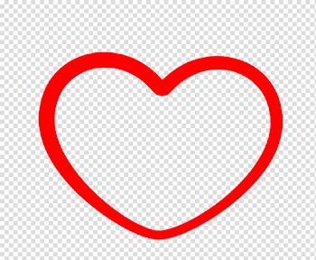 heart png outline transparent without background image – pngheart