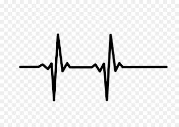 Heart rate monitor Pulse Heart rate variability - wave line 